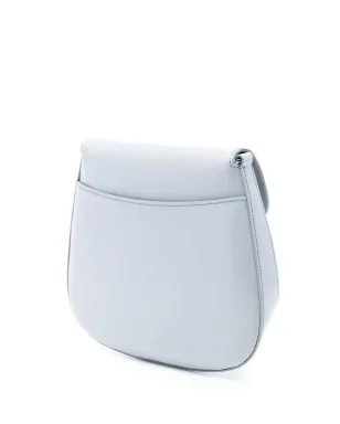 Prada Pre-Owned ビンテージ ミニ ブラッシュドレザー クレオ フラップ クロスボディバッグ - グレー - サムネイル4