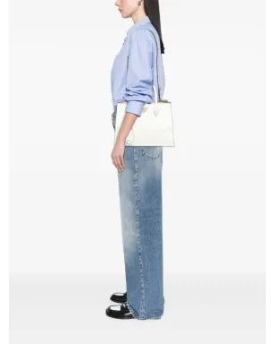 Prada Pre-Owned パラディグム サッチェル - White - サムネイル2
