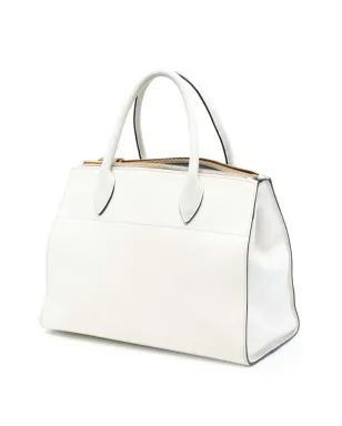Prada Pre-Owned パラディグム サッチェル - White - サムネイル3