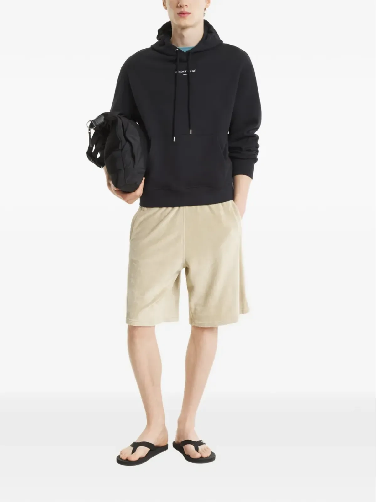 Maison Kitsuné ロゴ フーディー - 画像2