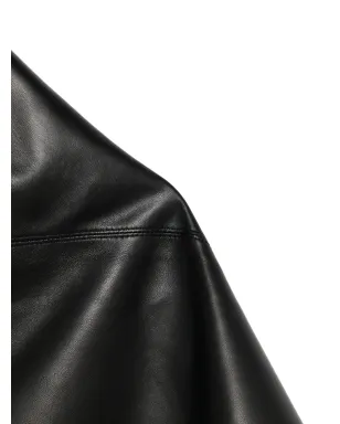 TOTEME レザー スカーフ - Black - サムネイル2