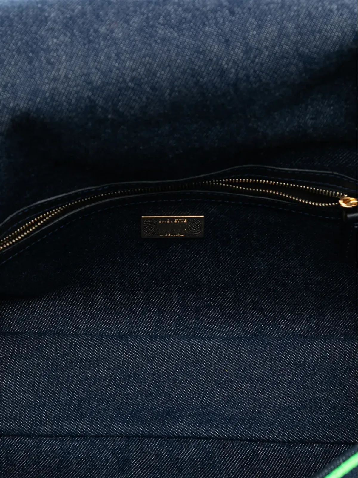 Fendi Pre-Owned デニム バゲット サッチェル - 画像5