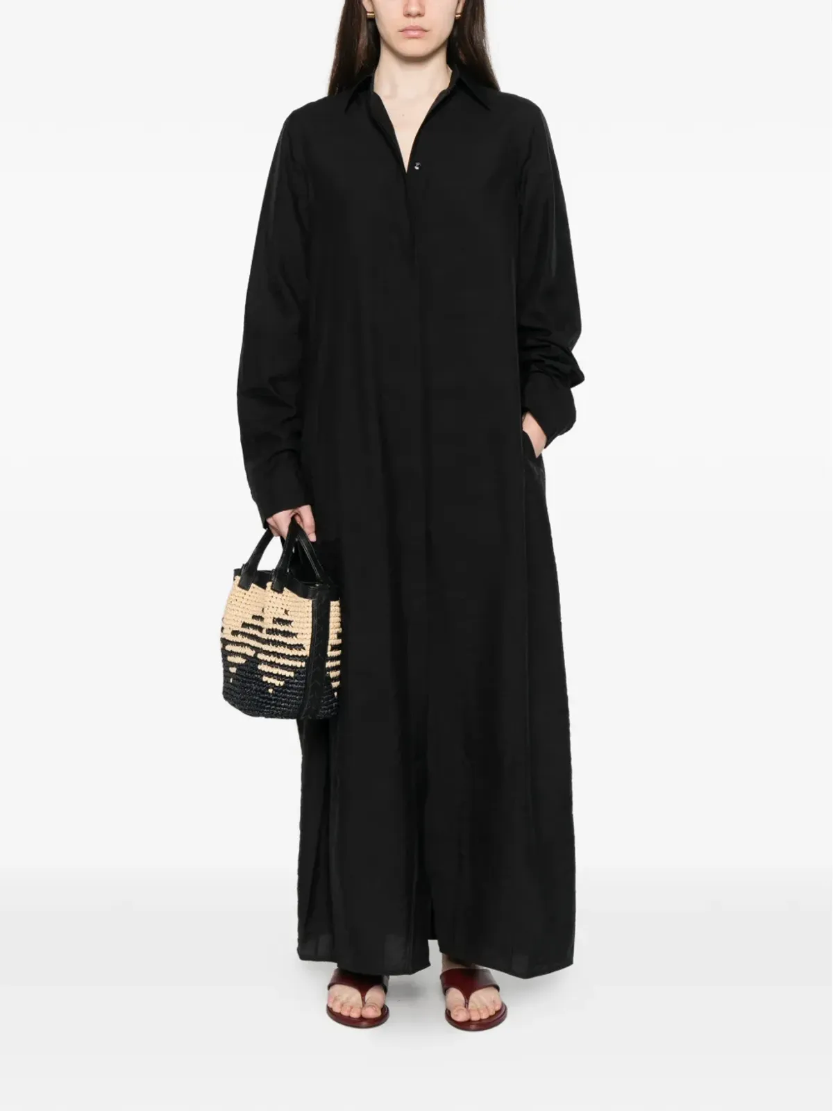 TOTEME 長袖シャツドレス - 画像2