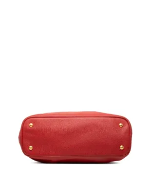 Prada Pre-Owned ヴィテロ ダイノ サイドジップ トートバッグ - サムネイル4