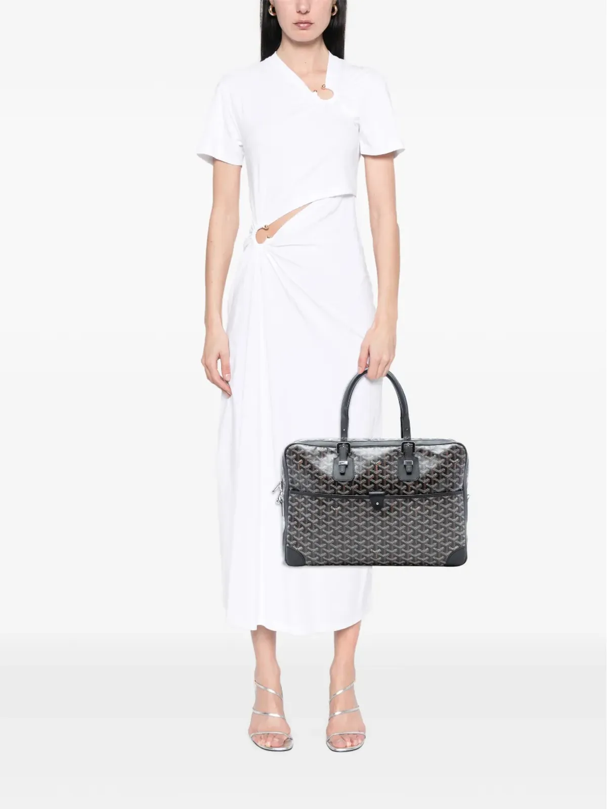 Goyard Pre-Owned Goyardine Ambassade MM ビジネスバッグ - 画像2