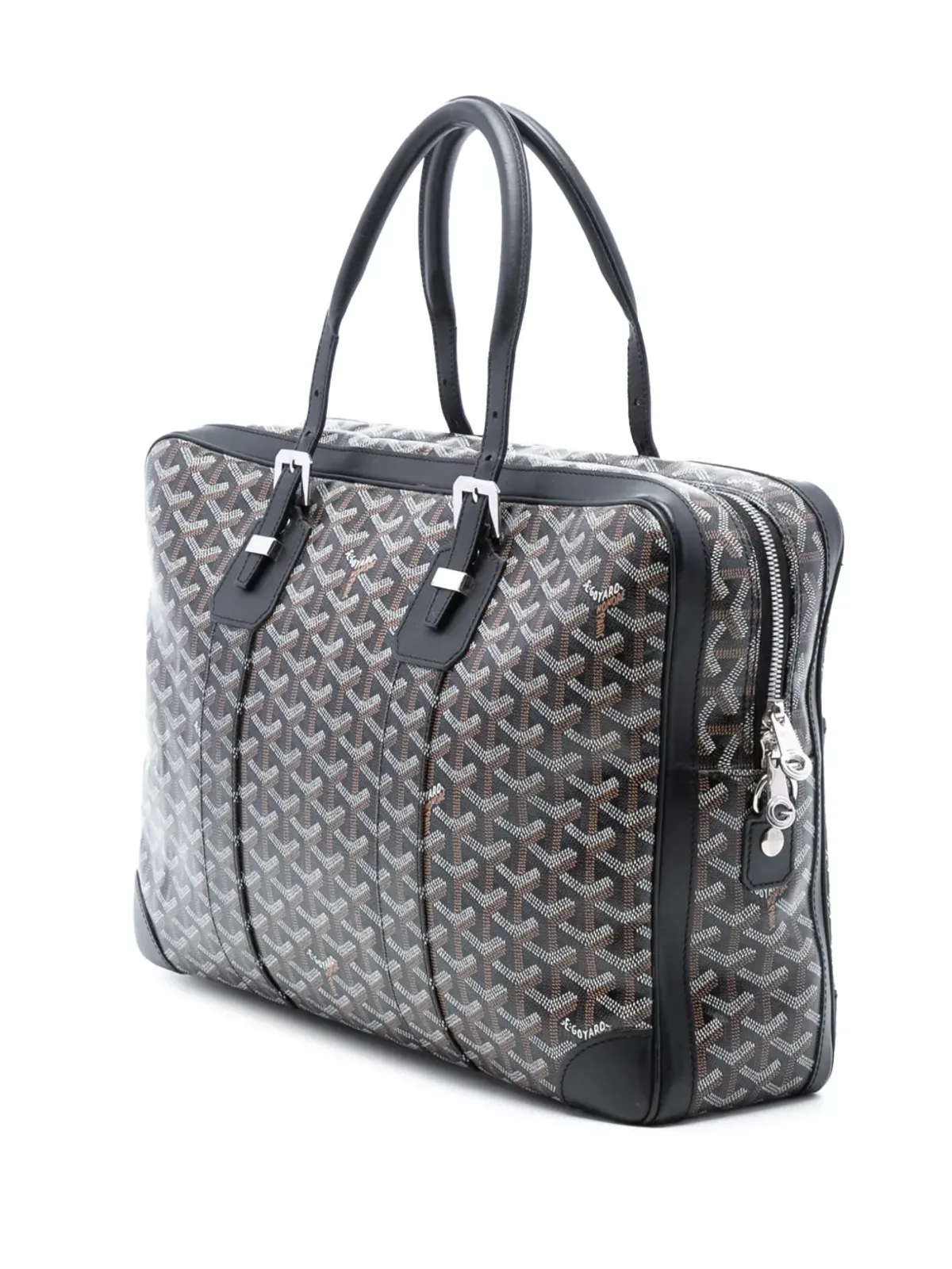 Goyard Pre-Owned Goyardine Ambassade MM ビジネスバッグ - 画像3