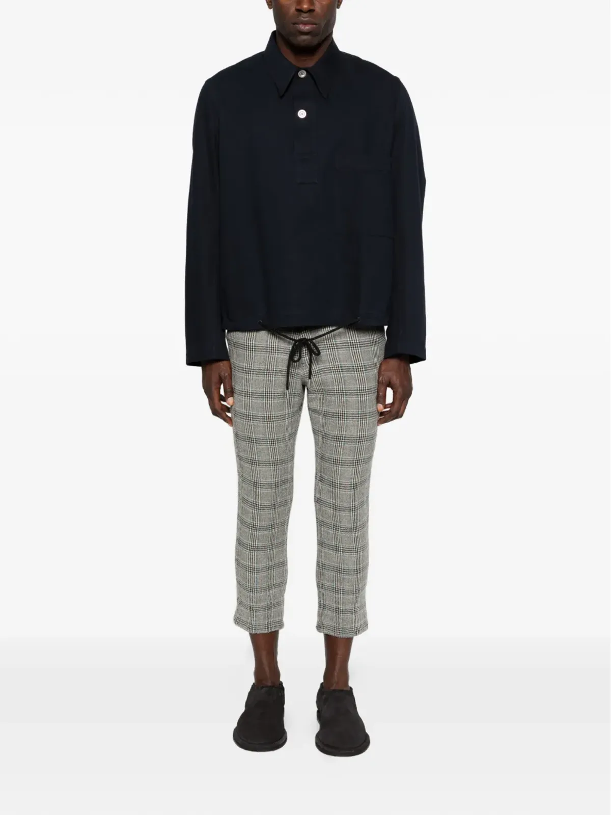 Yohji Yamamoto Pre-Owned タータンパンツ - 画像2