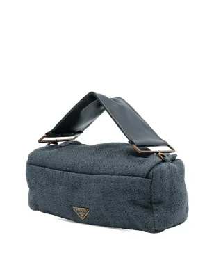 Prada Pre-Owned 2000-2013 ツイードショルダーバッグ（グレー） - サムネイル3