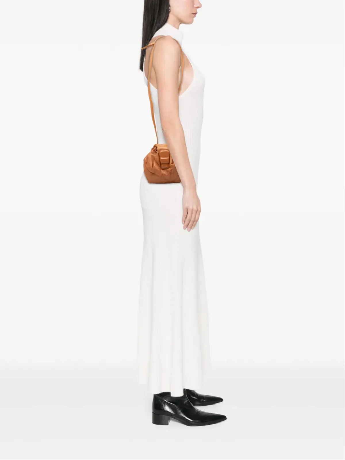 Loewe Pre-Owned 20th Century Mini Anagram Leather crossbody bag - Brown - 画像2