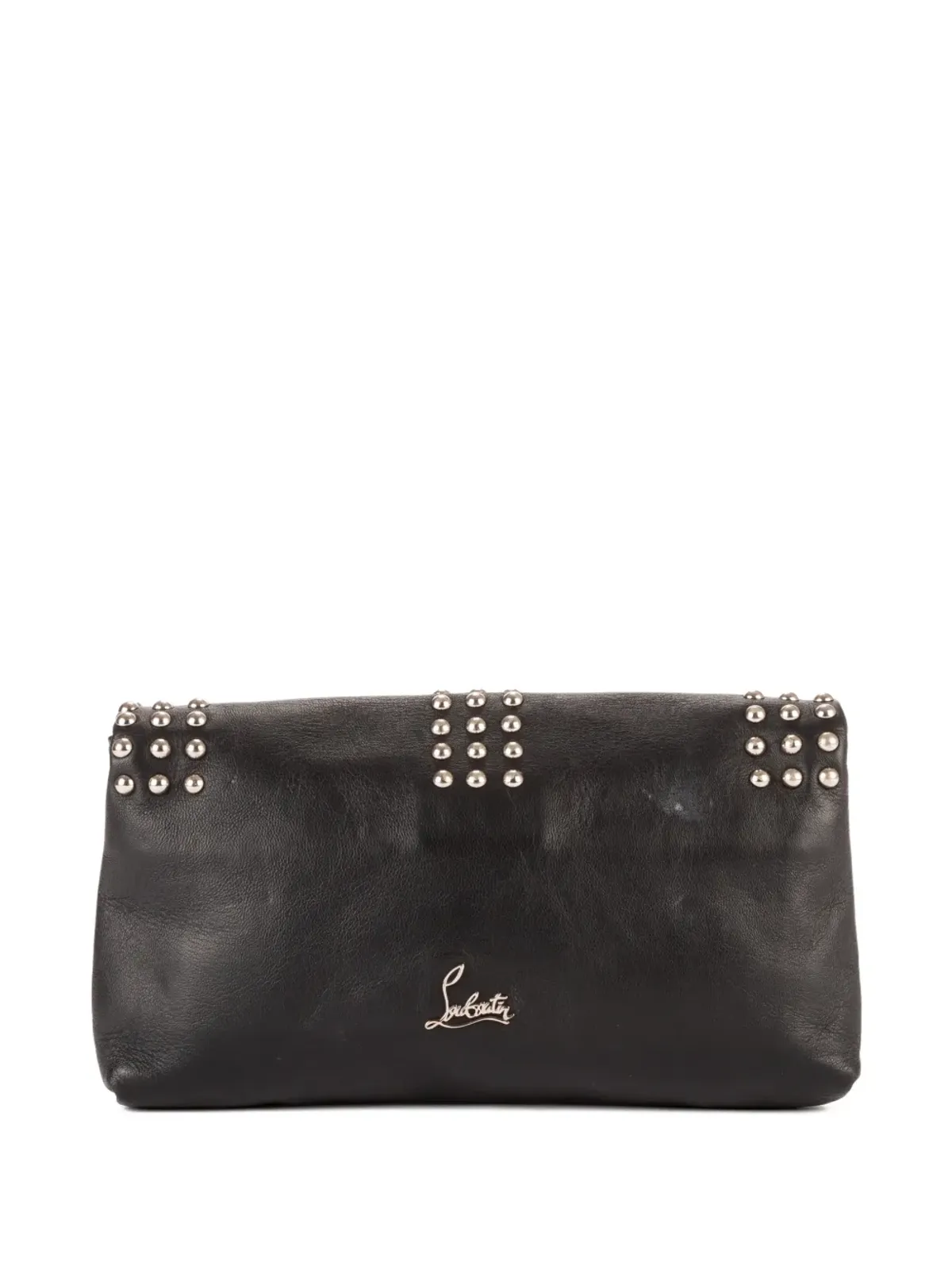 Christian Louboutin Pre-Owned Sweet Charity スタッズ付きリボンディテール クラッチバッグ - 画像2