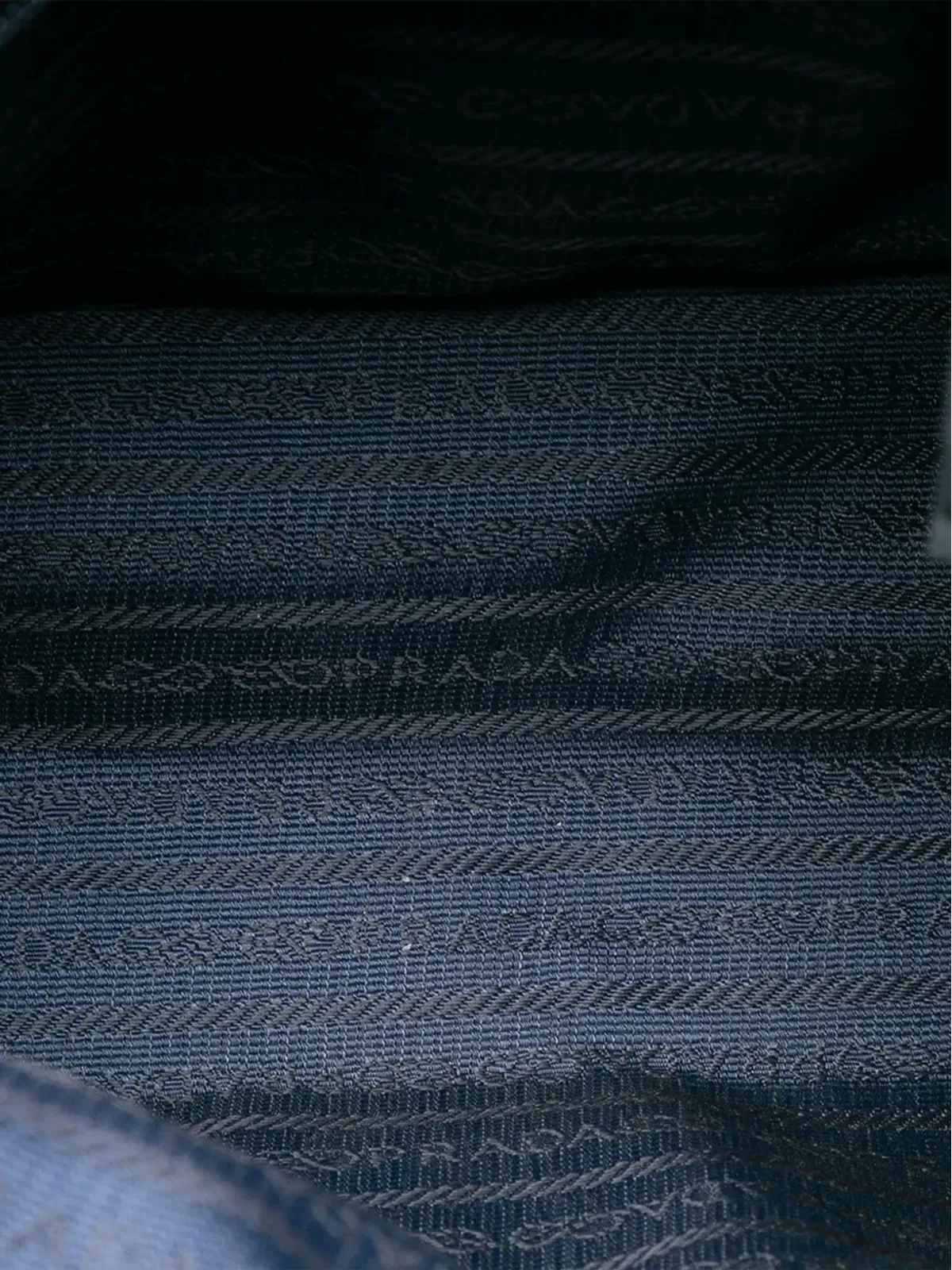 Prada Pre-Owned テスツート・メタルハンドル・バッグ（ブルー） - 画像5
