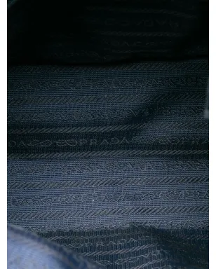 Prada Pre-Owned テスツート・メタルハンドル・バッグ（ブルー） - サムネイル5