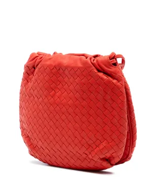Bottega Veneta ビンテージ 2011年 ナパ・イントレチャート ドローストリング クロスボディバッグ（オレンジ） - サムネイル3