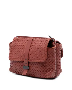 Bottega Veneta ビンテージ 2012-2025 ナッパレザー イントレッチァート ダブルサイドフラップ メッセンジャーバッグ／クロスボディバッグ - サムネイル3
