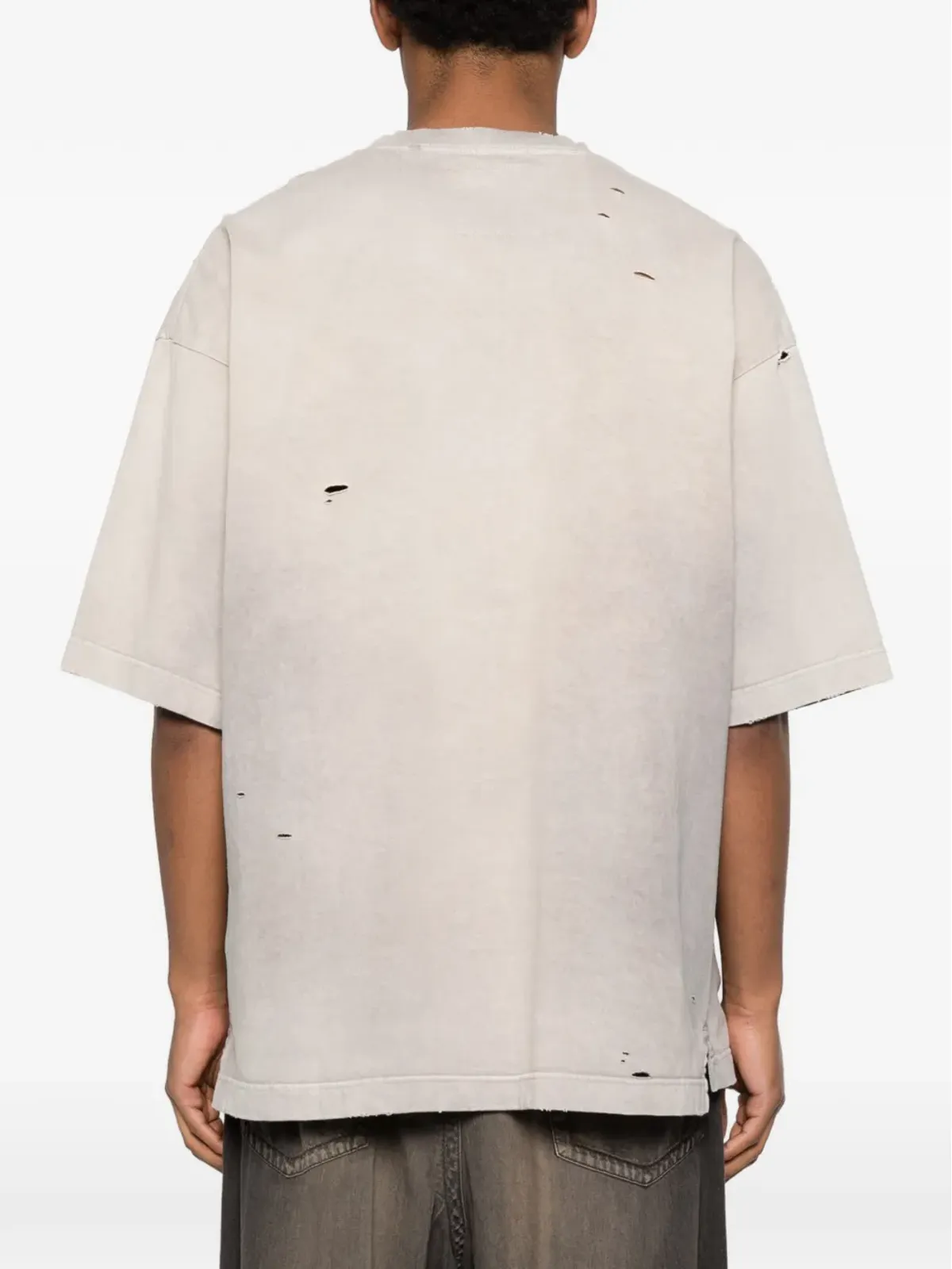 Maison MIHARA YASUHIRO VネックショートスリーブTシャツ - 画像4