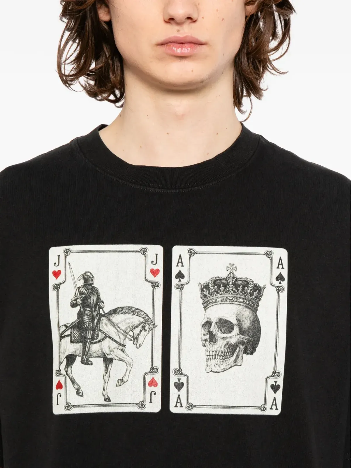 Melt グラフィックプリント入り丸首Tシャツ - 画像5