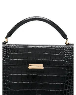 TOTEME クロコ型押しトップハンドルトートバッグ - サムネイル3