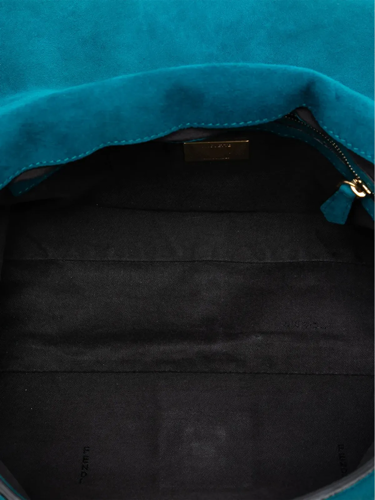 Fendi Pre-Owned スエードシャモア バゲットサッチェル - 画像5