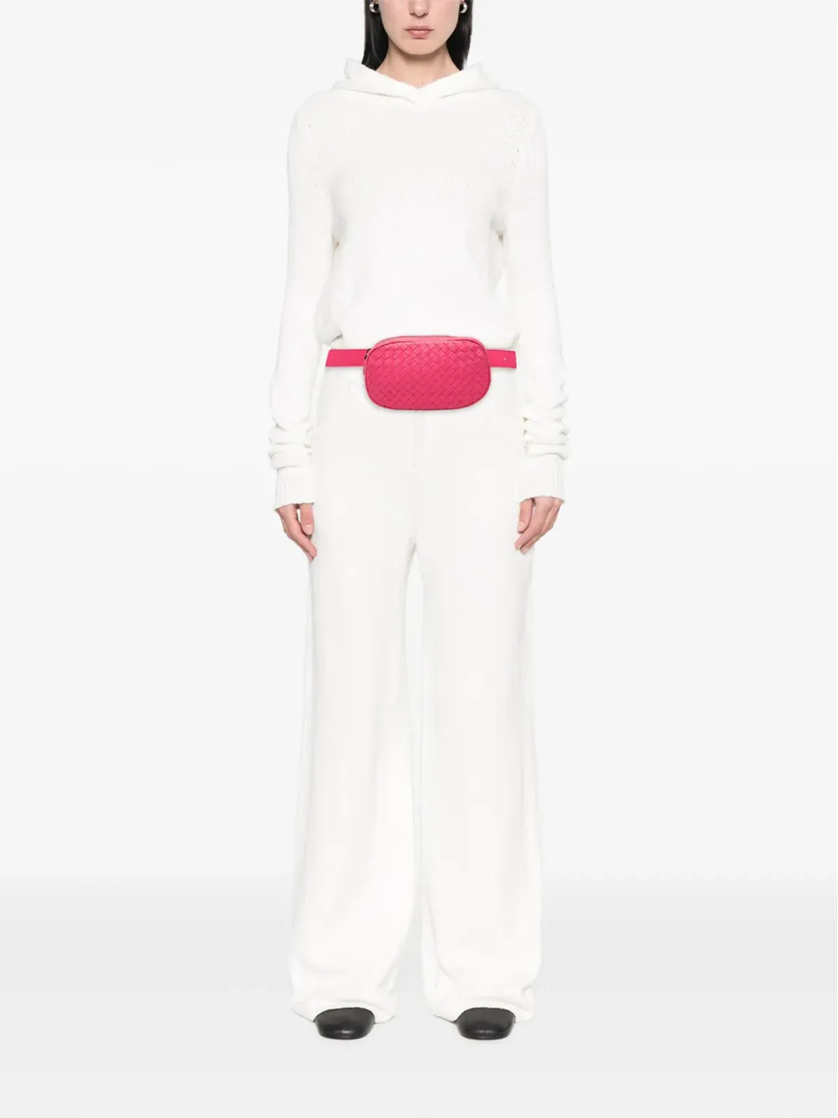 Bottega Veneta ビンテージ ベルトバッグ ピンク - 画像2
