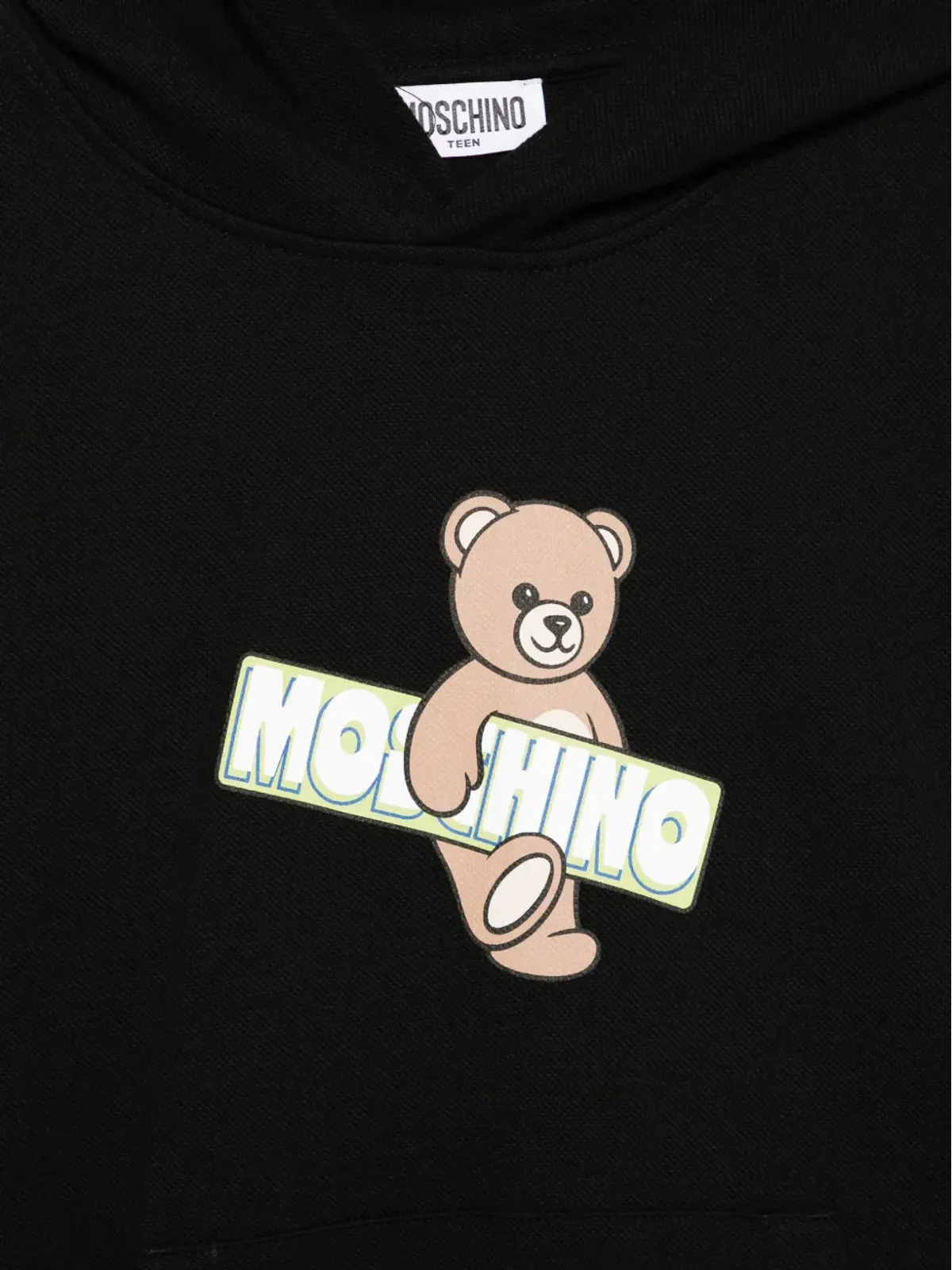 Moschino Kids ロゴプリントフーディ - 画像3