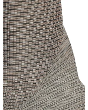 Issey Miyake ストライプ入りプリーツ ミディスカート - サムネイル2