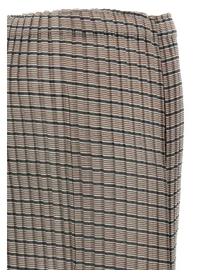 Issey Miyake ストライプ入りプリーツ ミディスカート - サムネイル3