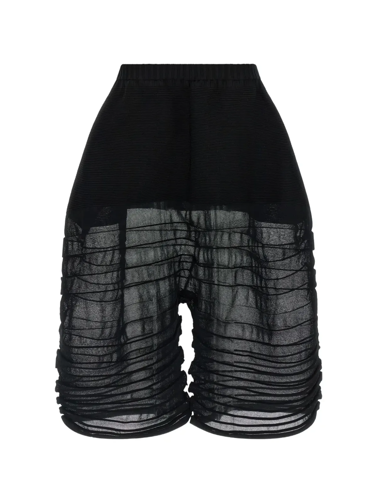 Issey Miyake ウエストゴムショーツ - ブラック - 画像2