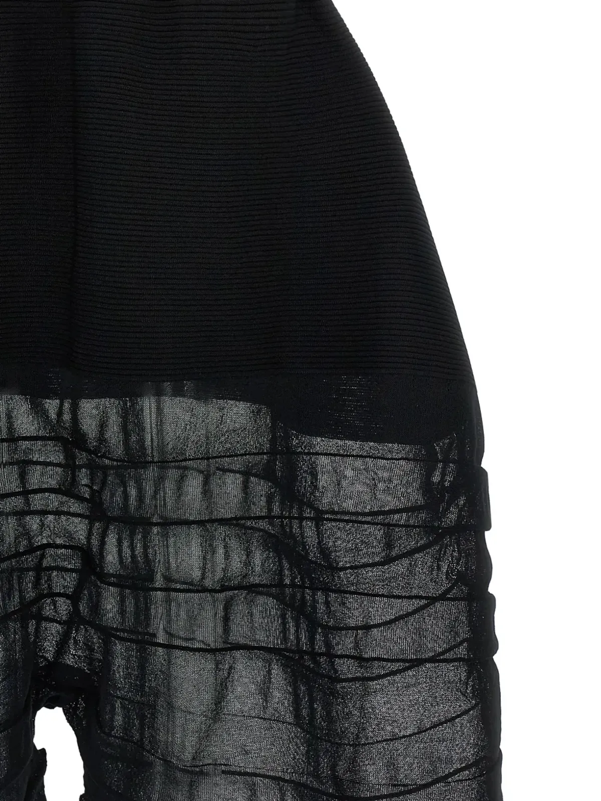 Issey Miyake ウエストゴムショーツ - ブラック - 画像3