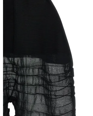 Issey Miyake ウエストゴムショーツ - ブラック - サムネイル3