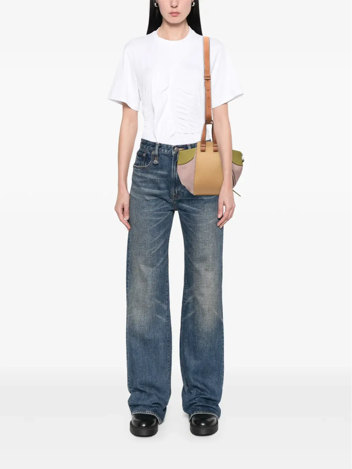 Loewe Pre-Owned ハモックサッチェル - 画像2