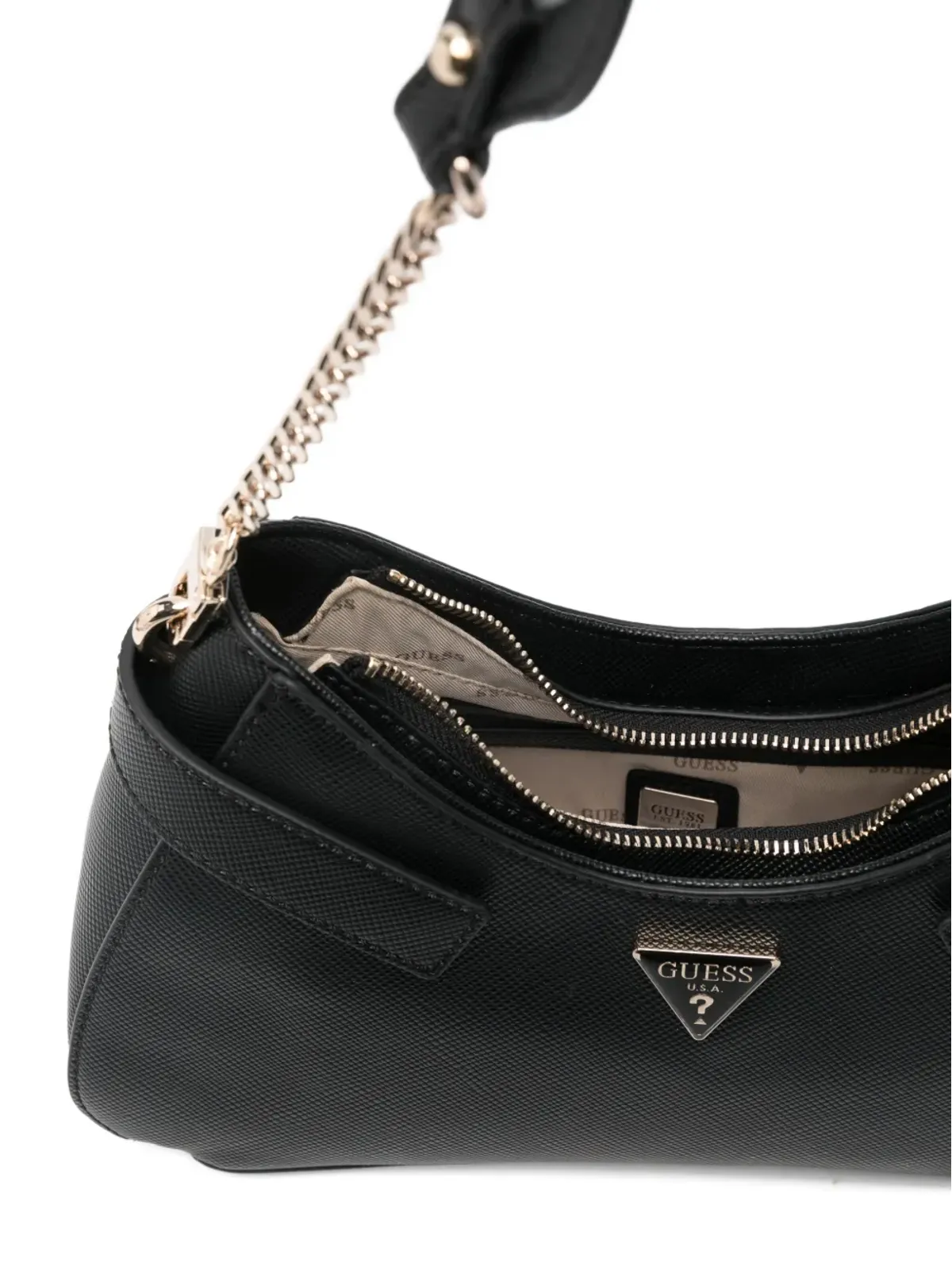 GUESS USA Serenova チェーンストラップショルダーバッグ - 画像4