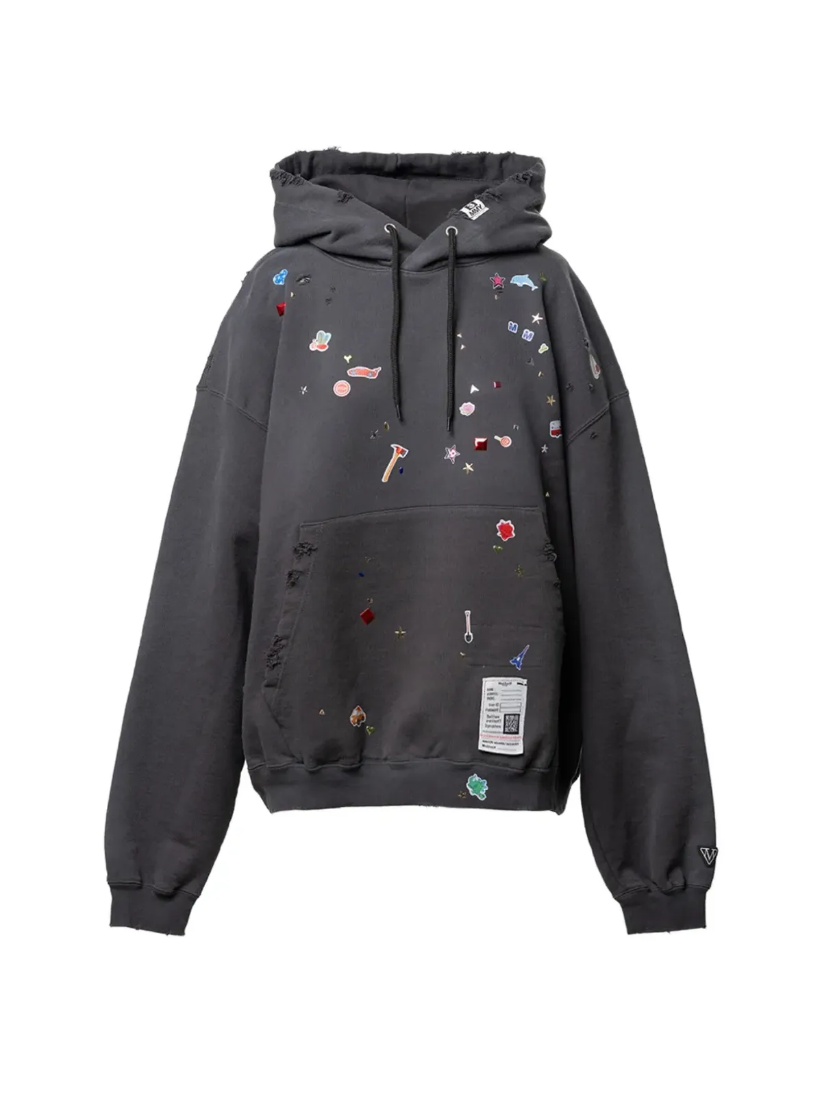 Maison MIHARA YASUHIRO キッズ ステッカープリント フーディ - 画像1