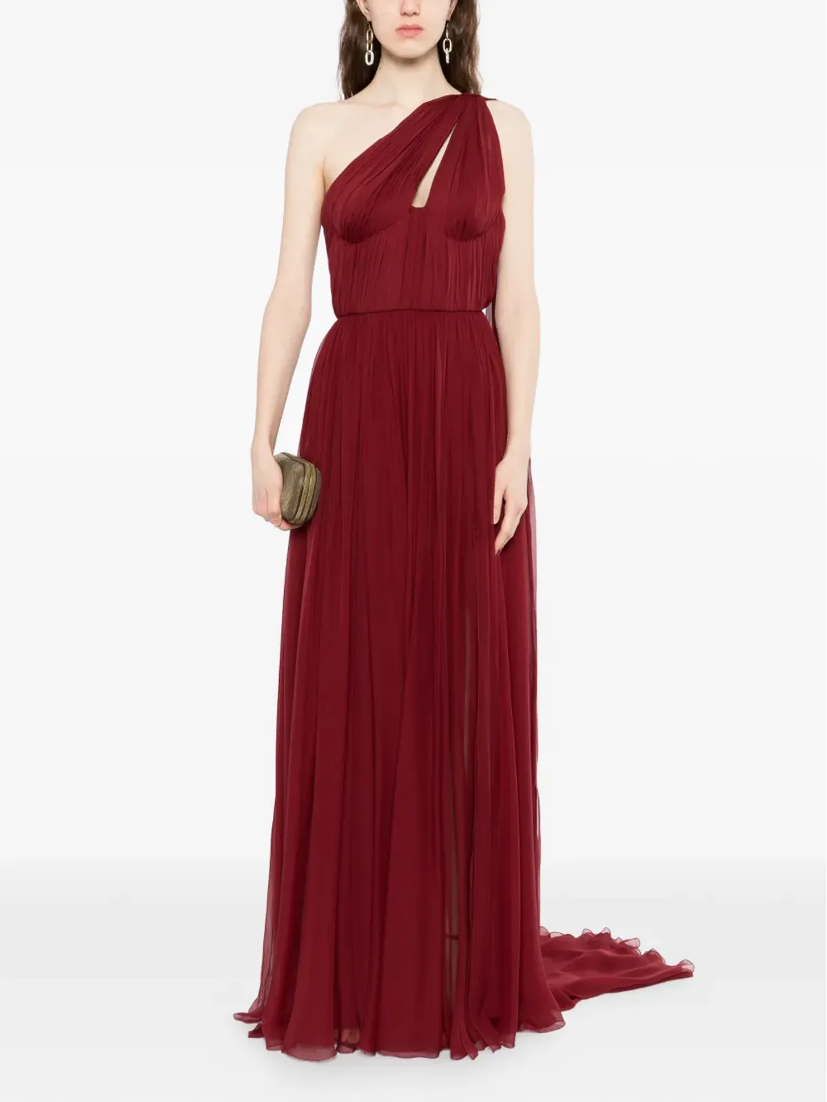 Zuhair Murad シフォンマキシドレス - 画像2