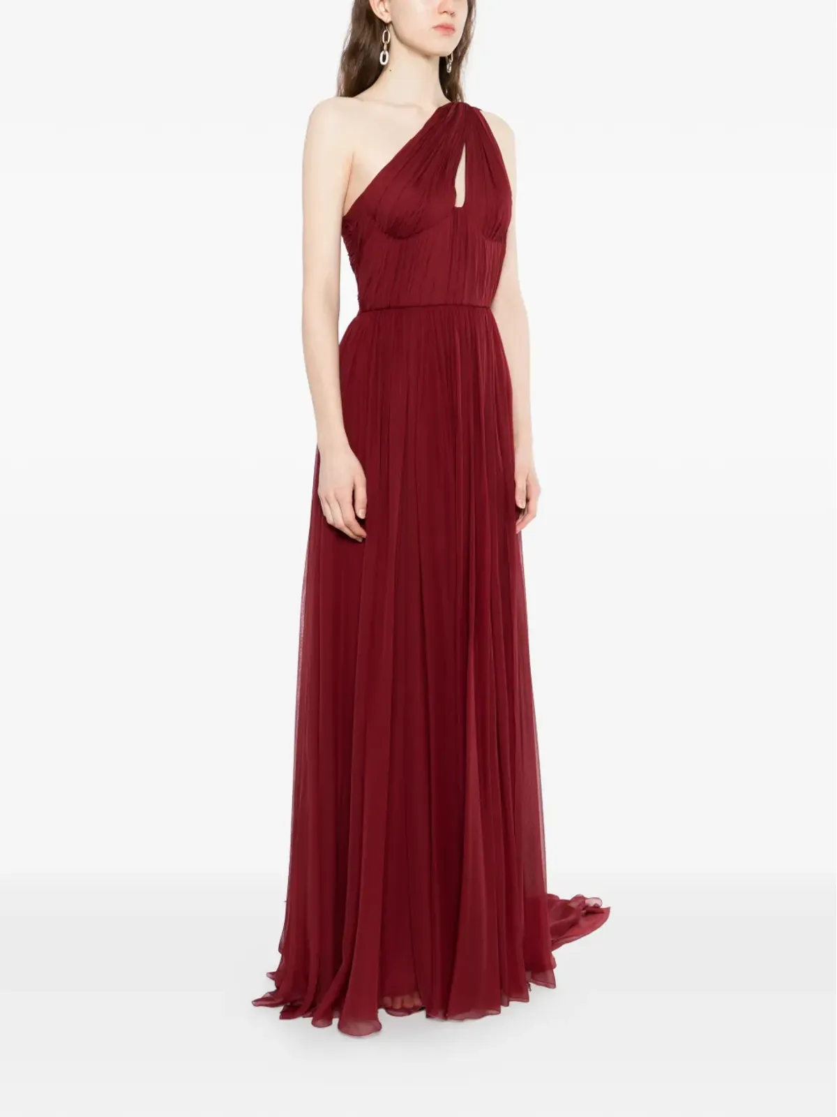 Zuhair Murad シフォンマキシドレス - 画像3