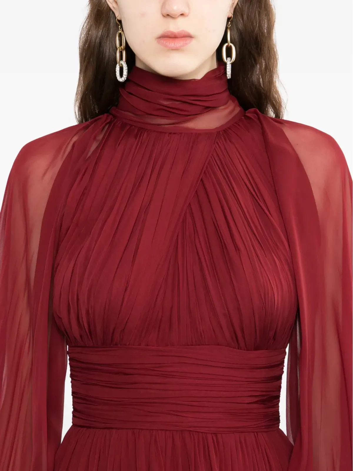 Zuhair Murad シルクマキシドレス - 画像5