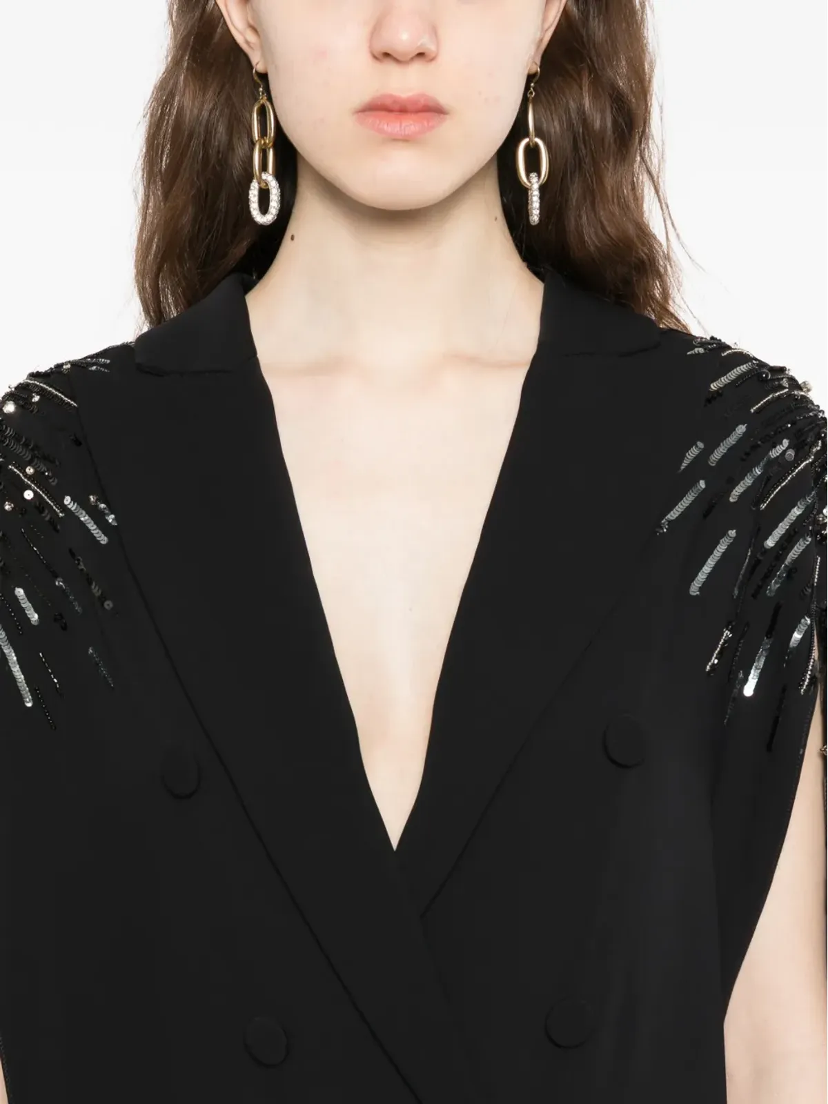 Zuhair Murad クリスタル装飾ケープ - 画像5