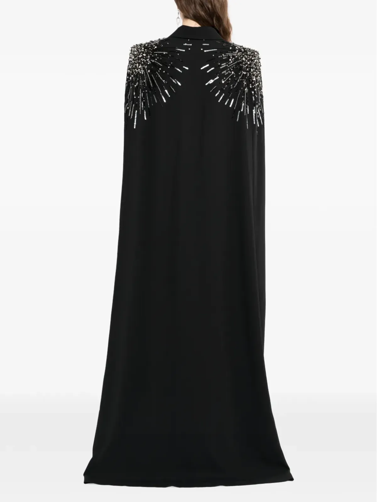 Zuhair Murad クリスタル装飾ケープ - 画像4