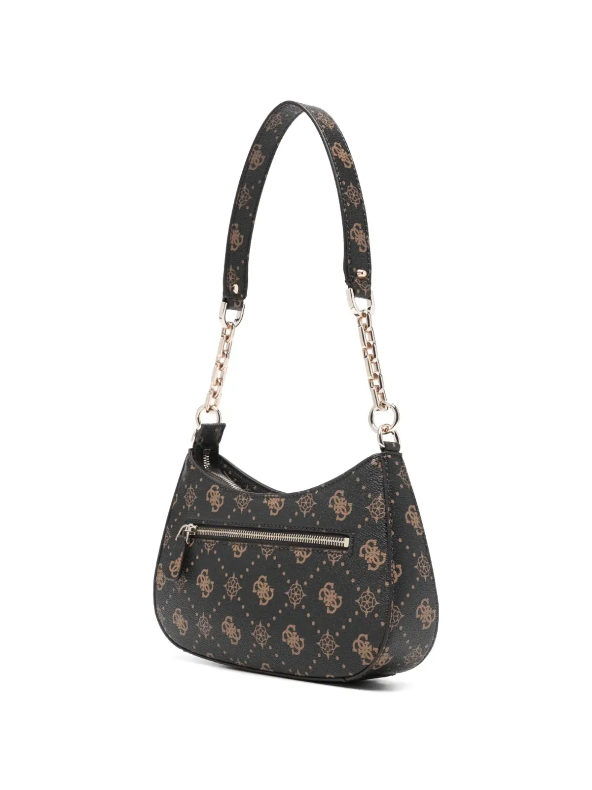 GUESS USA キャリー モノグラム チェーン ショルダーバッグ - 画像2