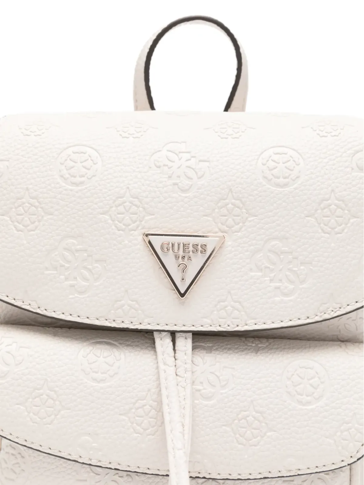 GUESS USA エンボス加工ドローストリングバックパック - Neutrals - 画像3