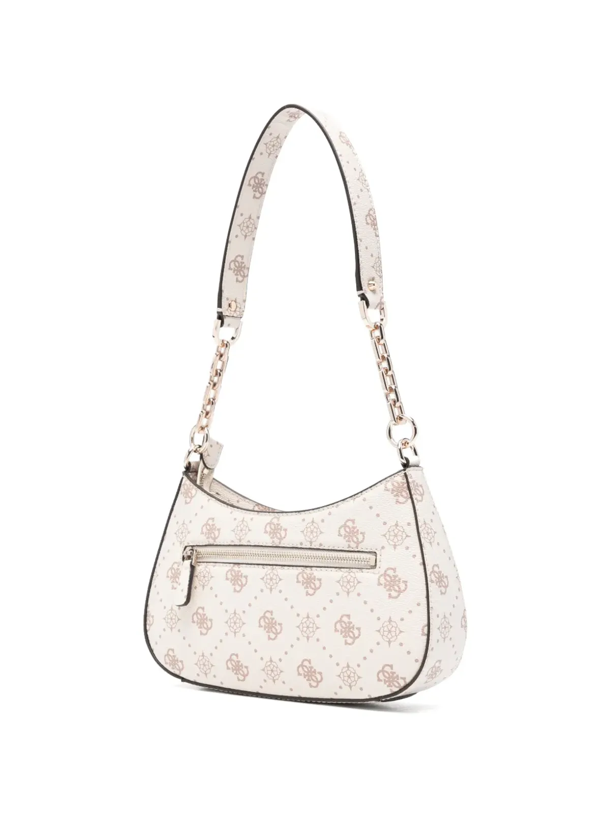 GUESS USA Carrie ロゴパターン チェーンショルダーバッグ - 画像2