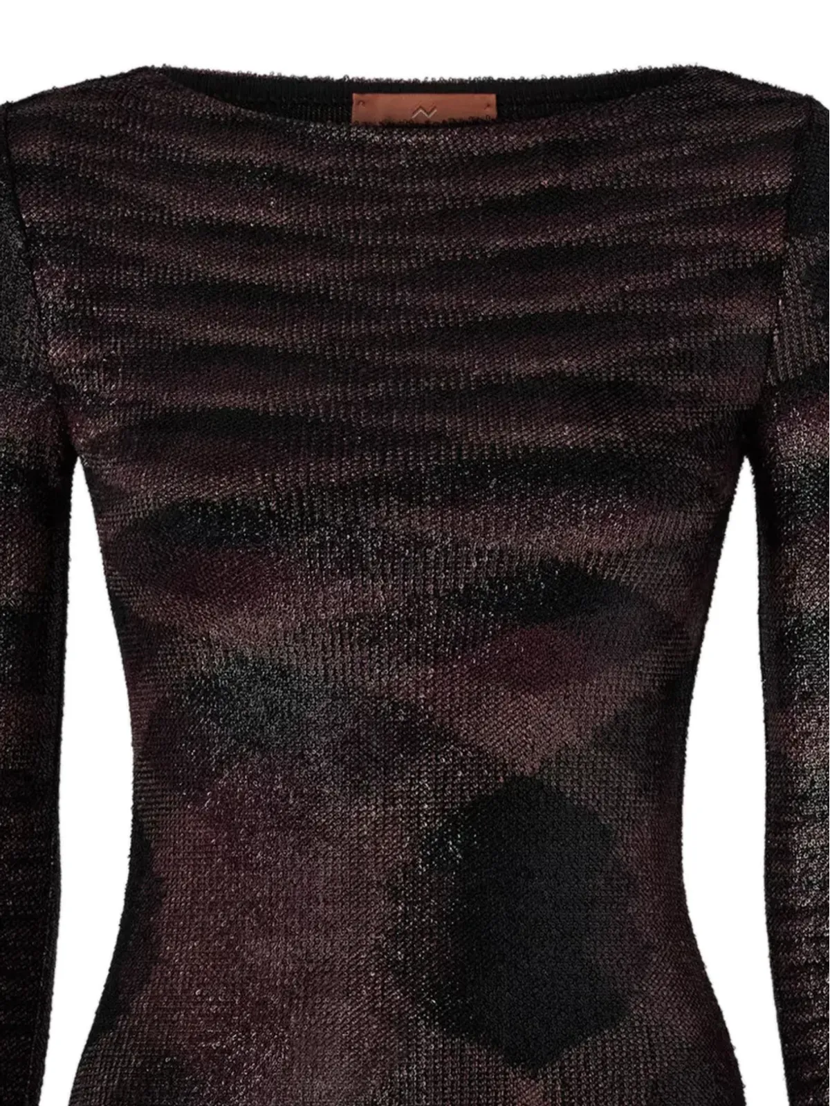 Missoni 長袖テクスチャードミニドレス - 画像2