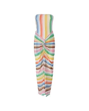 Missoni ツイストジグザグ柄マキシビーチドレス - サムネイル1