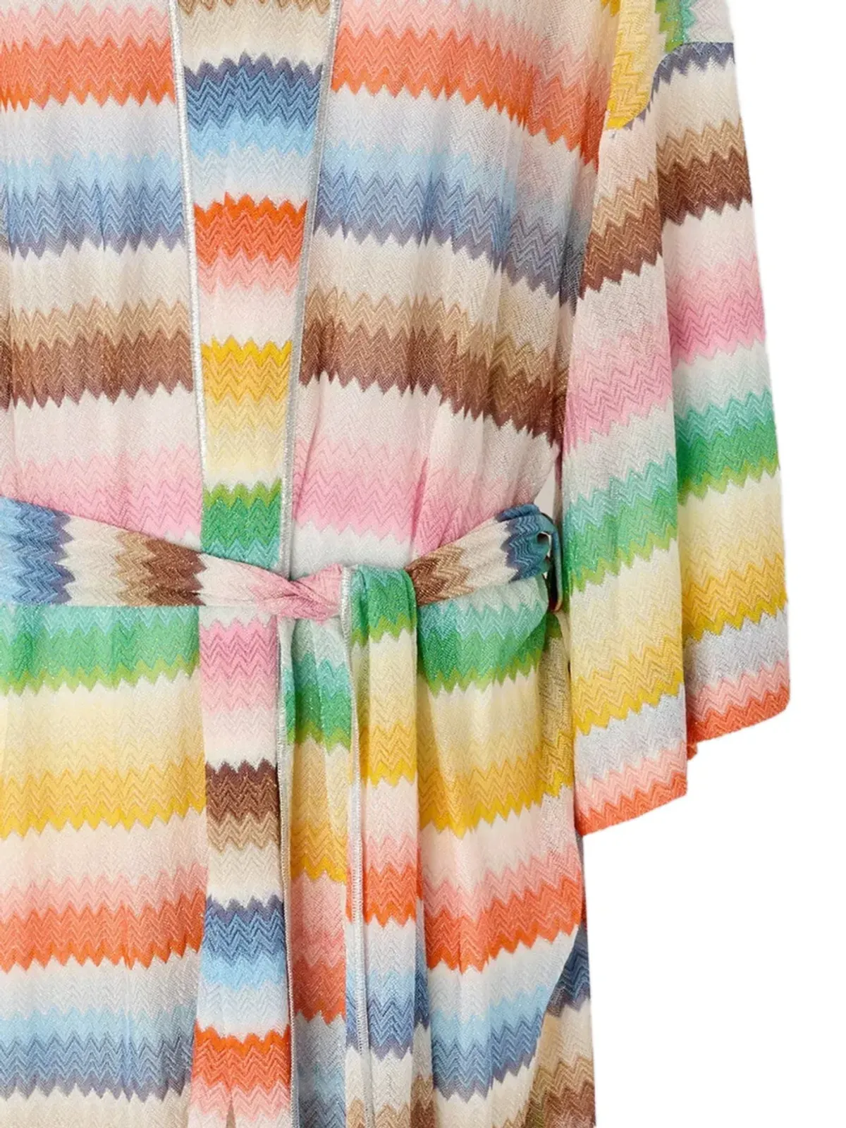 Missoni チェブロン柄ベルト付きビーチドレス - 画像2