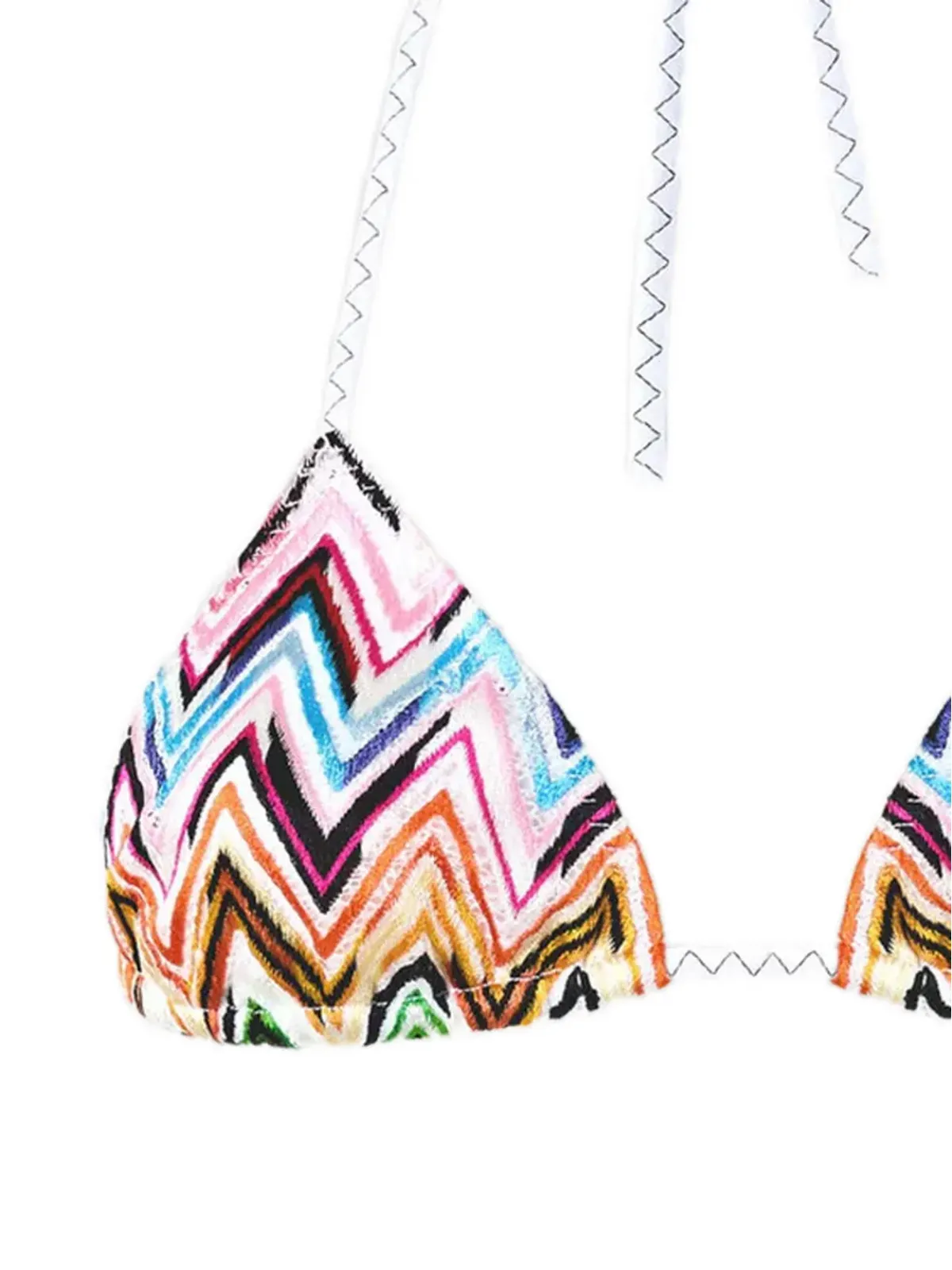 Missoni ジグザグ柄ピンクビキニセット - 画像2