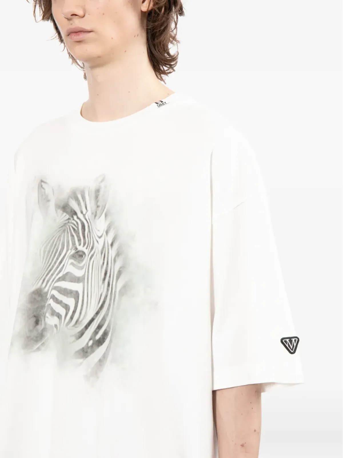 Maison MIHARA YASUHIRO ゼブラ柄Tシャツ - 画像5