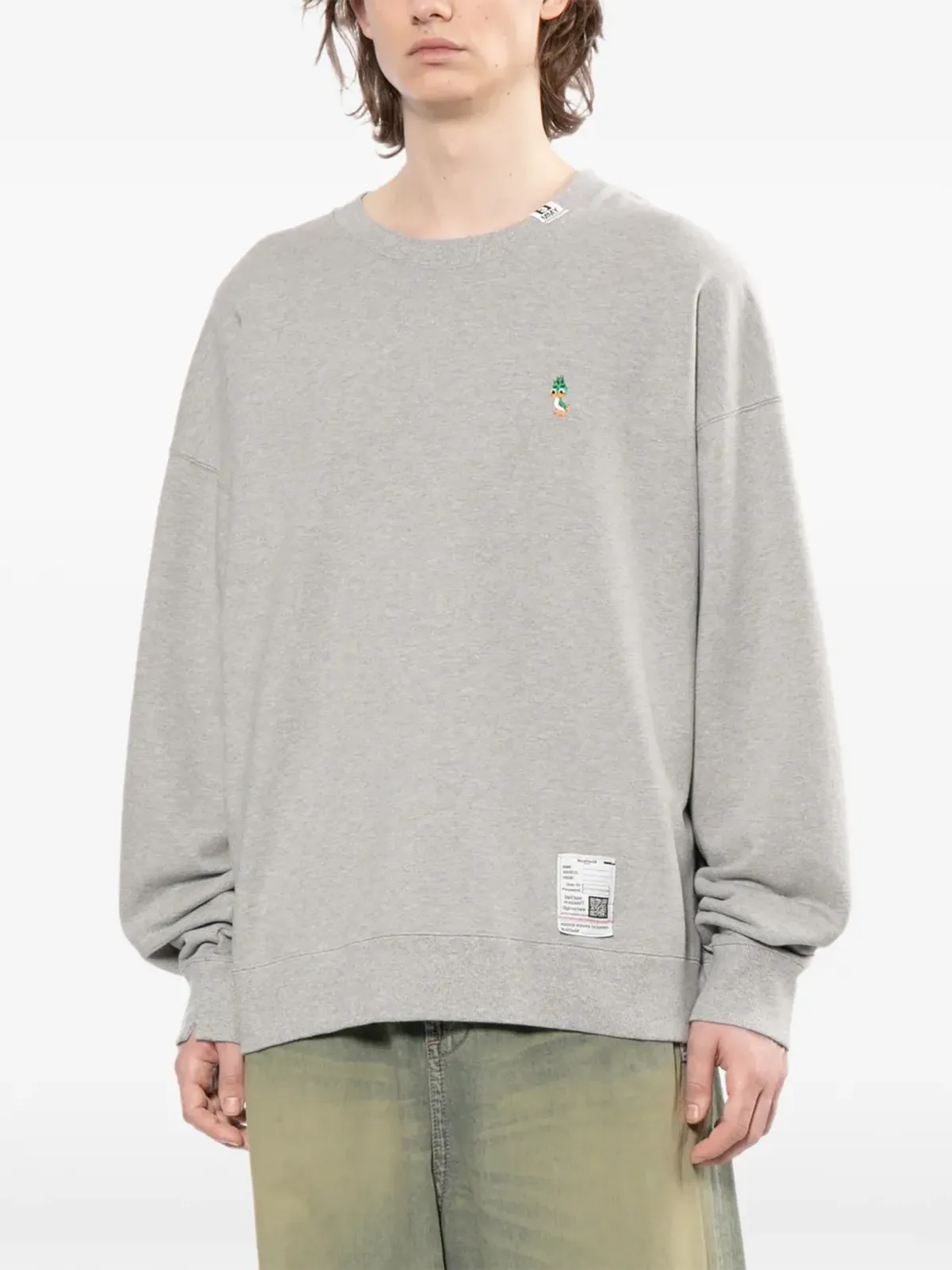 Maison MIHARA YASUHIRO グラフィック刺繍スウェットシャツ - 画像3