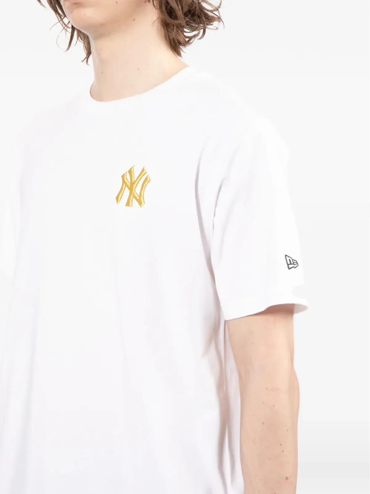 NEW ERA CAP ロゴ刺繍 クルーネック Tシャツ - 画像5
