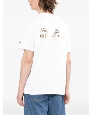 NEW ERA CAP ロゴ刺繍 クルーネック Tシャツ - サムネイル4