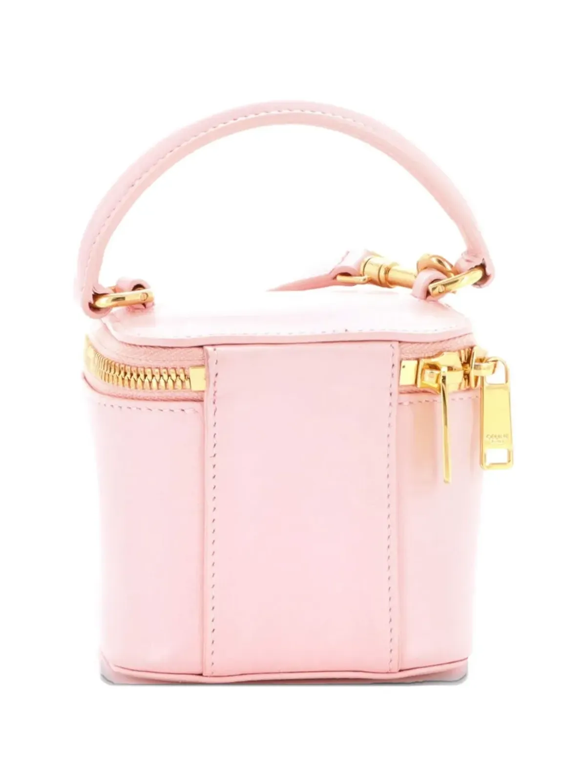 Celine Pre-Owned レザー トップハンドル バニティケース ミニ・サッチェル - 画像2