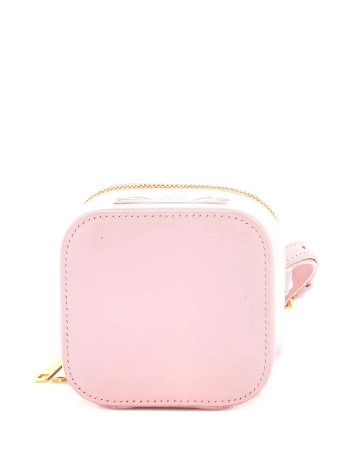 Celine Pre-Owned レザー トップハンドル バニティケース ミニ・サッチェル - 画像4